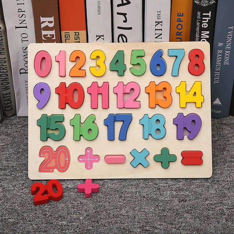 Alphabet Puzzle en Bois - Maman et Bébé