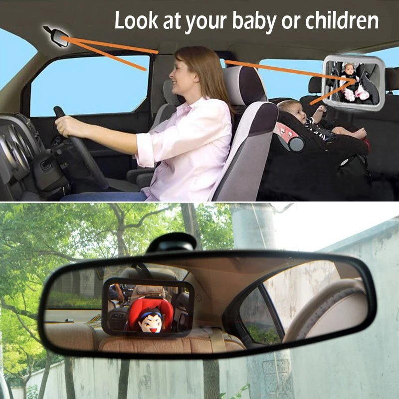 Rétroviseur de siège arrière de voiture réglable - Maman et Bébé