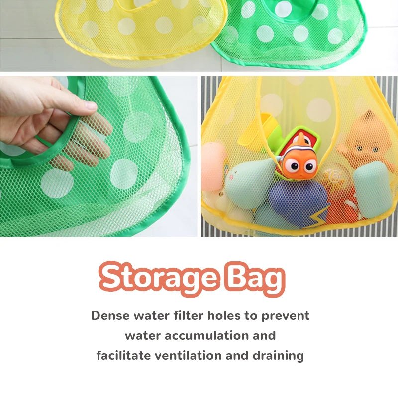 Sac de rangement en filet pour jouets de bain - Maman et Bébé
