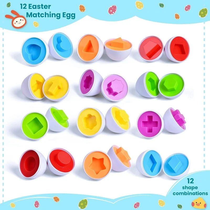 Jeu Montessori oeufs intelligent pour Bébé - Maman et Bébé