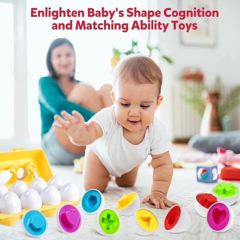Jeu Montessori oeufs intelligent pour Bébé - Maman et Bébé