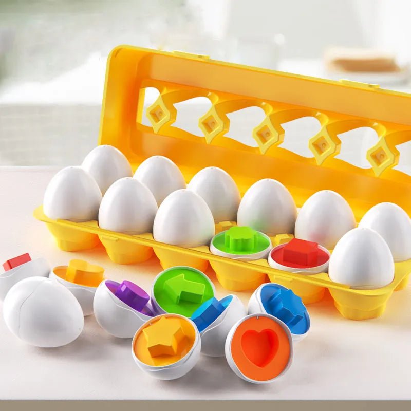 Jeu Montessori oeufs intelligent pour Bébé - Maman et Bébé